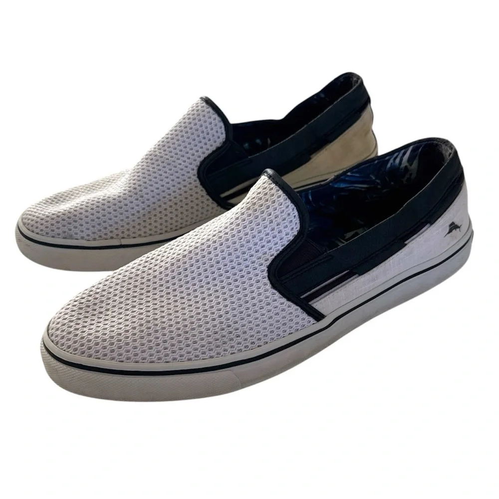 Tommy Bahama Exodus Slip On Shoes Mens 11.5 White